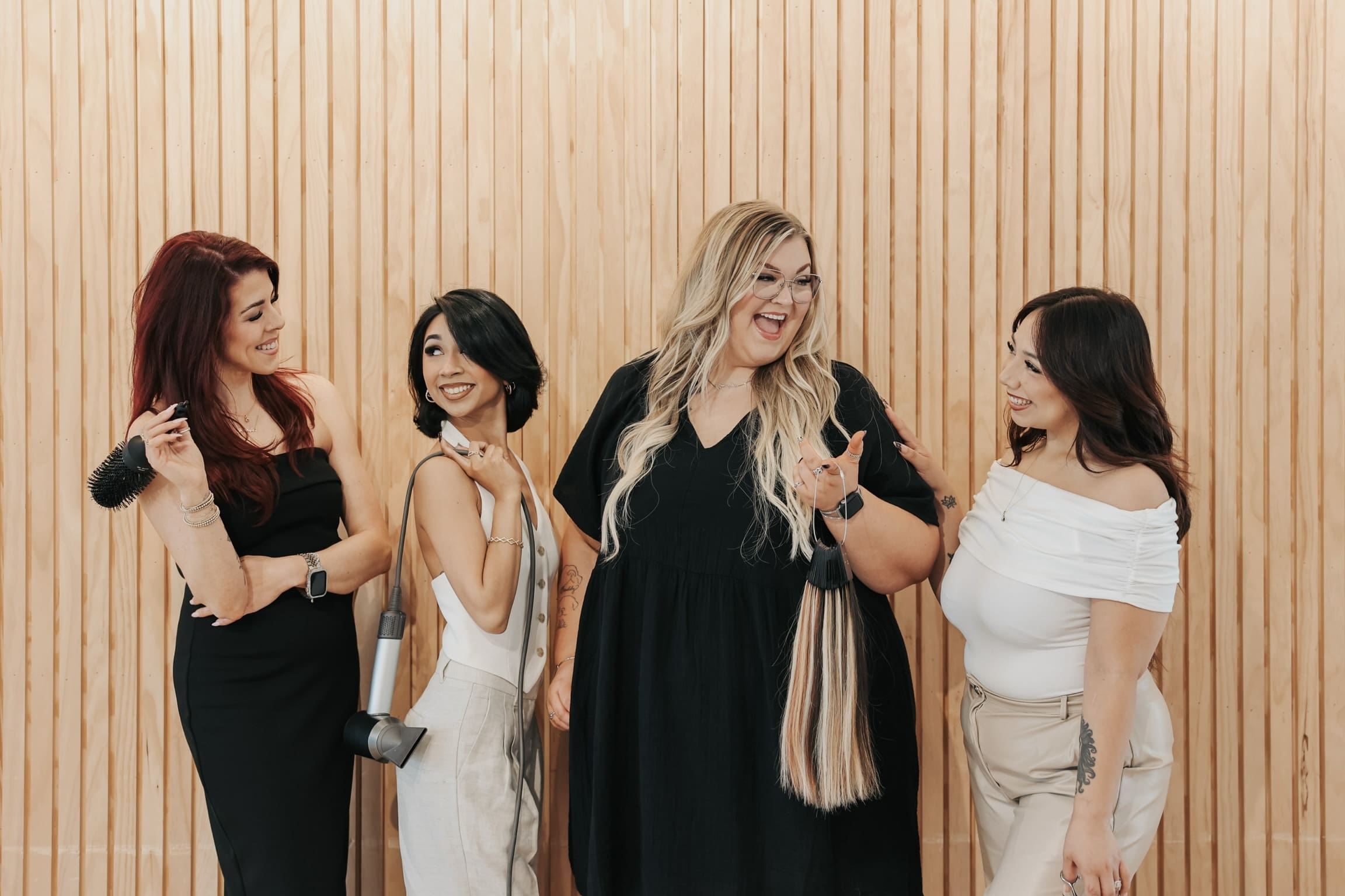 From left: Jenn, Madi, Courtney, Erika